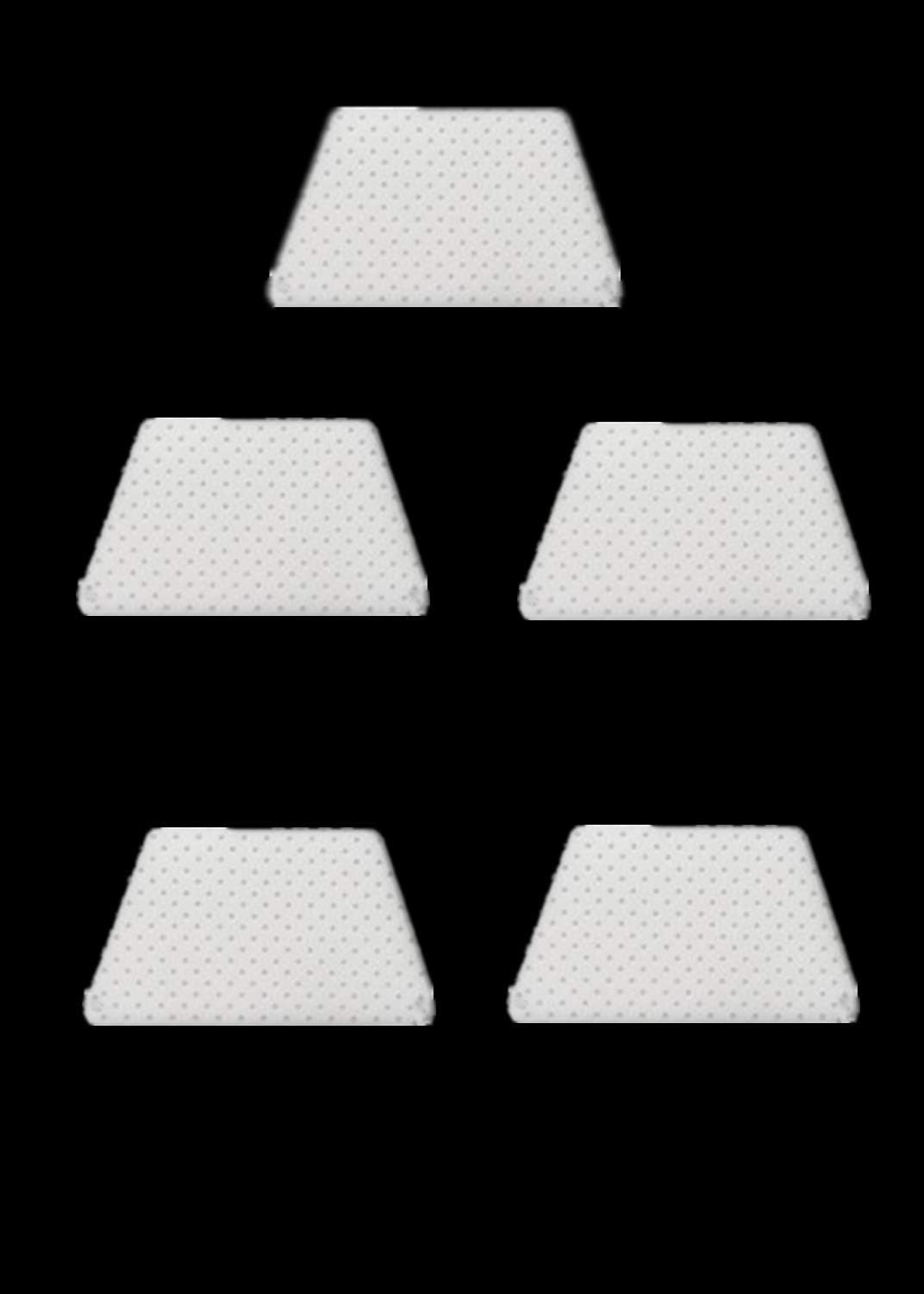 Thermoplastic Nasal Splints, External Nose Support Protector for Rhinoplasty Septoplasty Surgery, Nose Brace Fracture, ENT, Orthopedic Immobilization, 50pcs-S, (B)