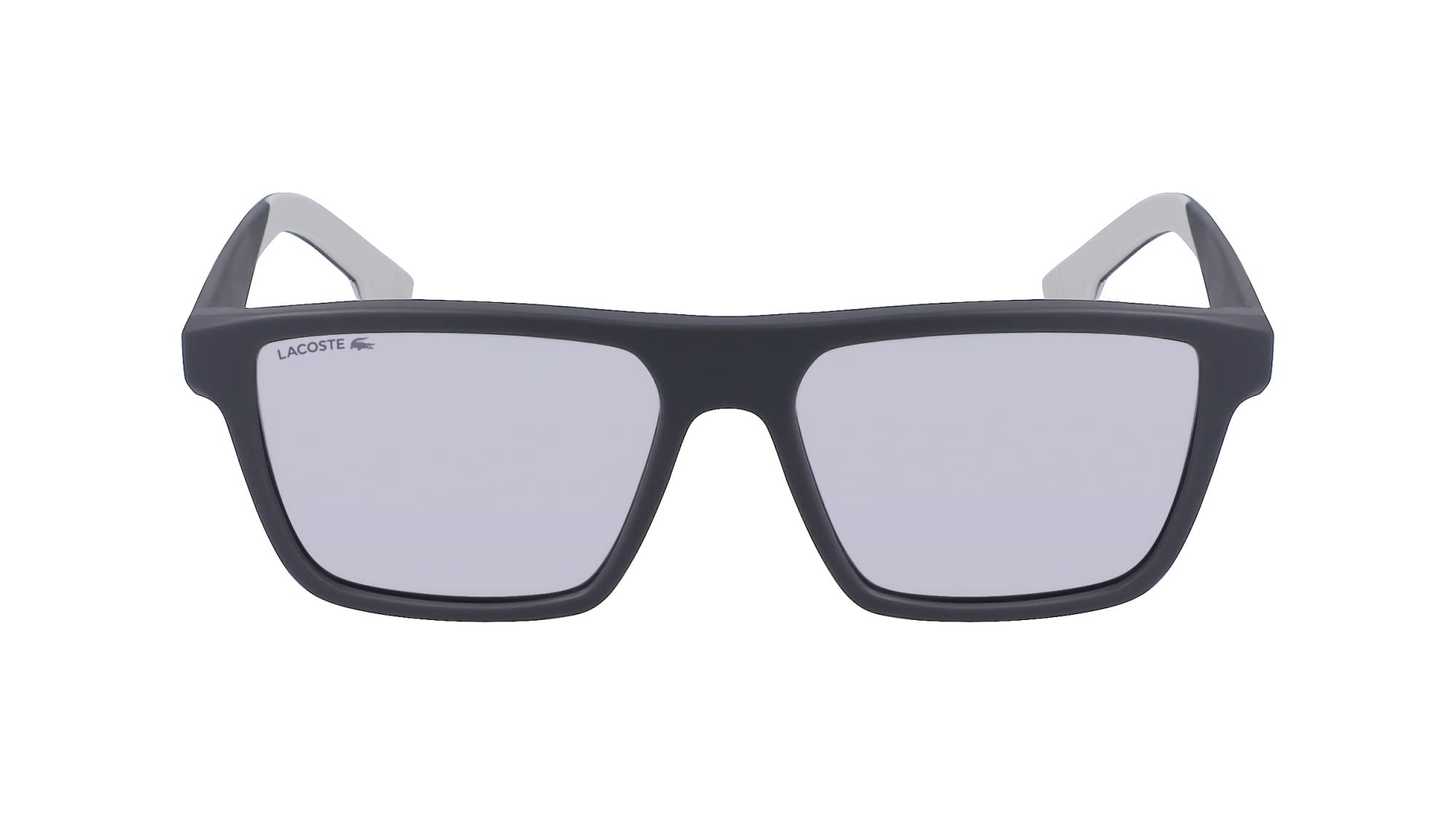 Lacoste Men's Gray Authentic Stylish Glasses- Premium Quality! - Sunglasses - 55 Mm - Accessories