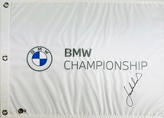 JORDAN SPIETH SIGNED CHAMPIONSHIP GOLF PIN FLAG 2024 PGA US OPEN AUTOGRAPH BECKETT BAS J90