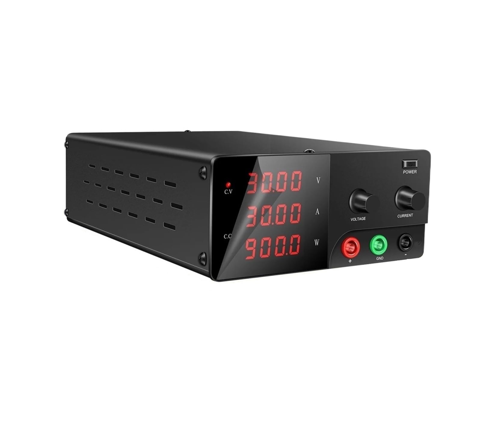 Fuente de alimentación CC 30V 30A 20A Fuente de alimentación CC 60V 10A Fuente de alimentación estabilizada Fuente de interruptor de banco regulada Digital Variable ajustable(30V 20A black,220V)
