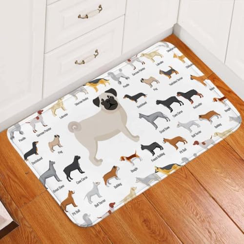 ���փ}�b�g ���N�Ӄh�A�}�b�g 50×80cm doormat Dog Almanac Door Mat