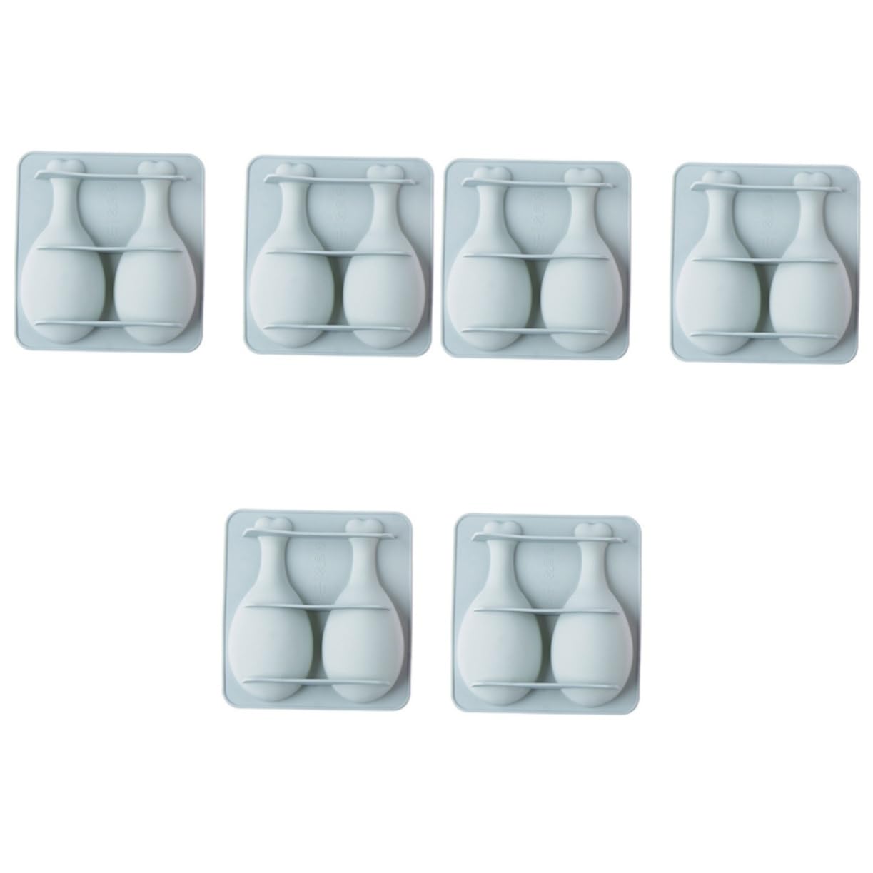 BESTOYARD 6piezas Molde De Para Hornear Forma De Muslo De Pollo De Utensilio De Repostería Para Pasteles y Galletas Color Azul