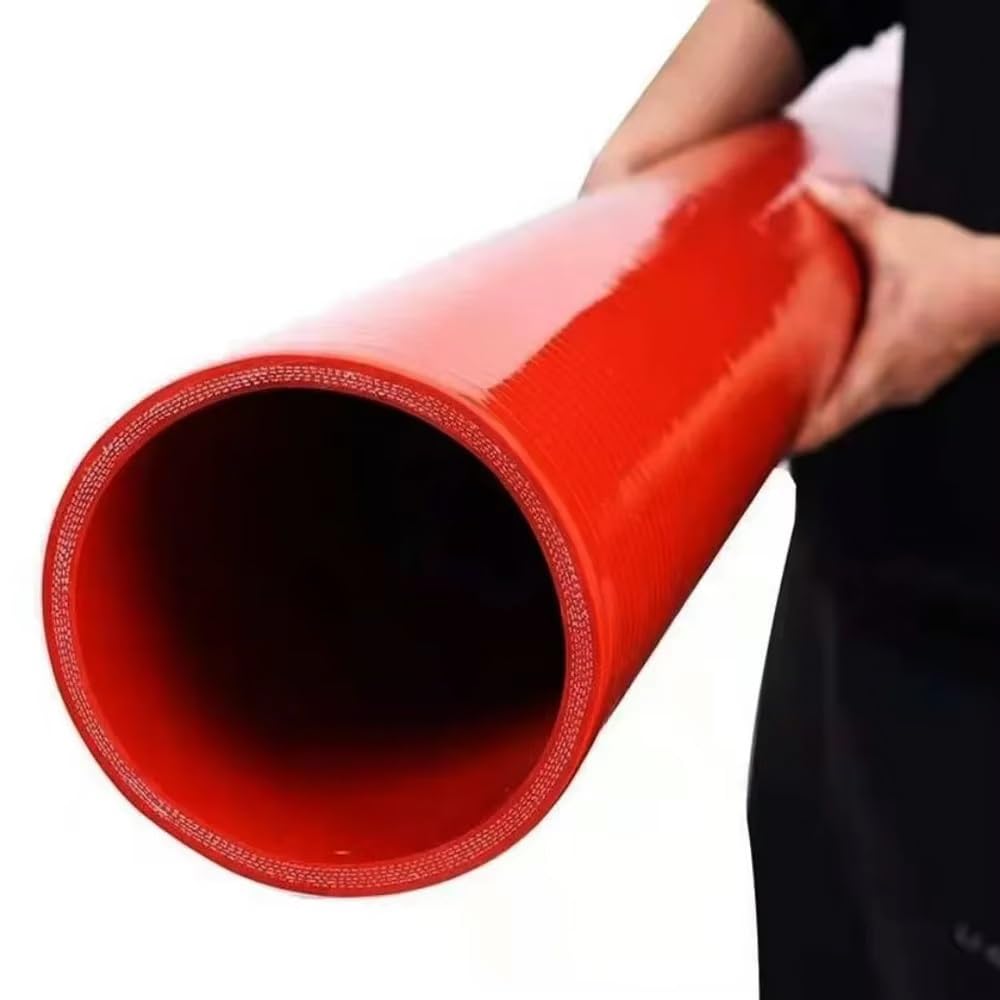 Manguera De Intercooler De Silicona Recta, Resistente A Altas Temperaturas Y Presiones (diámetro Interior: 70-120 Mm, Longitud: 500 Mm, Roja) - 1 Unidad(ID 115mm)