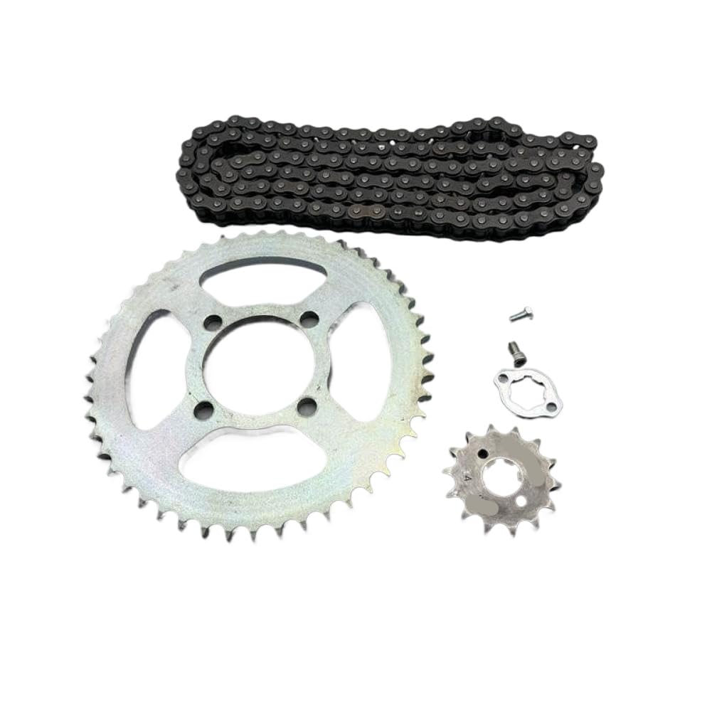 Set pignone catena moto compatibile con Jym125-9 Xtz125 pignone conducente dente piccolo dente grande