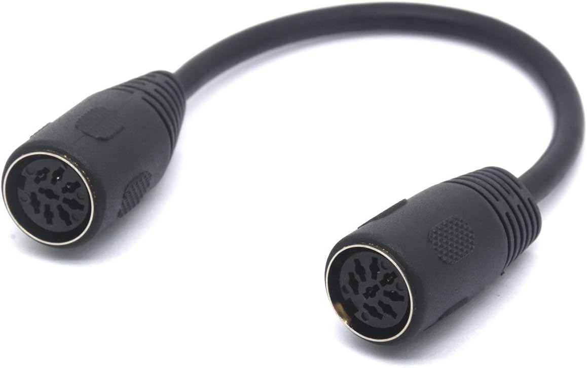 8 Pin DIN Cable Large Size Speaker Adapter Lead for Powerlink MK2 MK3 DIN 3 5 7 8 Midi Cord Bang Olufsen B&O BEOLAB (Female to Female 15cm)