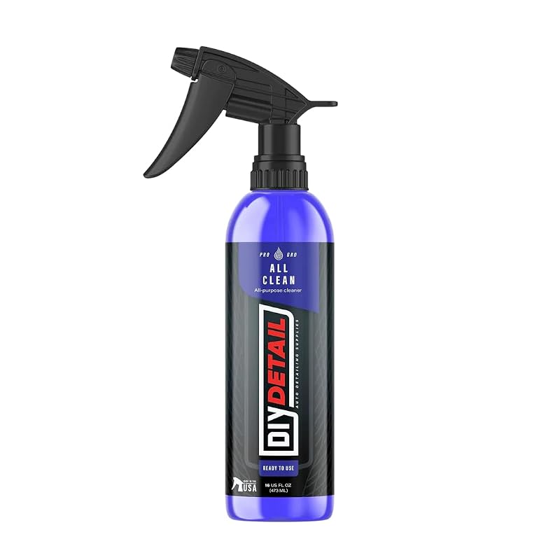 diy detail All Clean Limpador Automotivo Multiuso para Superfícies Internas e Externas Frasco de 473 mL