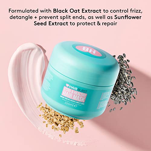 Hair Burst Hydrating Hair Mask With Avocado Oil, Coconut & Black Oat Extract - Deep Conditioner For Hair Growth, Dry Or Damaged Hair - Thickening Nourishing Hair Repair Treatment - 7.4 Fl Oz #TOP1