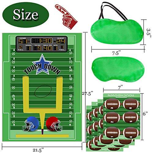 Funnlot Football Games For Kids Pin The Football Game Football Party Supplies Football Party Games Activities Halloween Party Games Football Theme Party Decorations (Pin The Football On The Goalpost) #TOP1