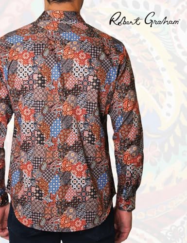 Robert Graham Mens Merillo Long Sleeve Woven Button Down Shirt3