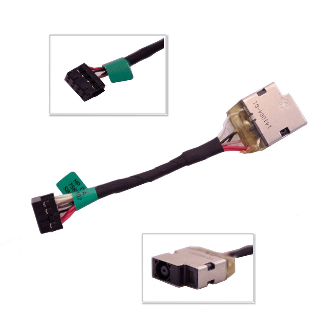 Alimentatore Cep Cavo Jack Alimentazione DC Ricambio Per HP Pavilion 15-AB291SA - P5P73EA#ABU, OCDC518, Compatibile Con Serie 15-AB0xx/AB1xx Cavo Alimentazione DC - Foto 9