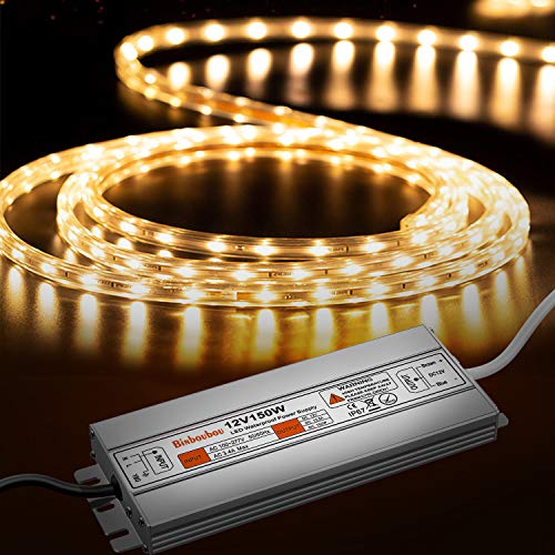 Image of LED Driver 150 Watts DC 12V Low Voltage Transformer, IP67 Waterproof Low Voltage Power Converter with 3-Prong US Plug for Any Indoor and Outdoor Led Lights, Computer Projects