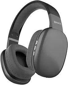 Fone de Ouvido Bluetooth com Isolamento de Ruído, Compatível com Android/iOS/PC, Entrada para Cartão de Memória, Bateria de Longa Duração, Preto