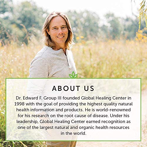 Global Healing Plant-Based Vein Health & Turmeric Kit - Liquid Drops For Healthy Blood Flow & Vein Circulation And Organic, Vegan Supplement For Digestive Enzymes & Joint Support - 2 Fl Oz Each #TOP6