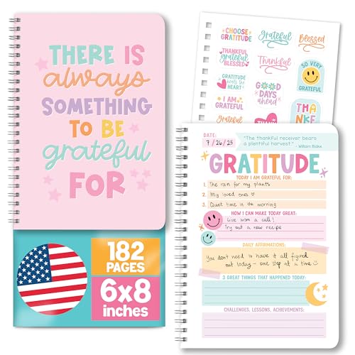 Image of Hadley Designs Daily Gratitude Journal For Women With Prompts - Christian Gratitude Journal for Women, Grateful Journals for Woman, Guided Thankful Journals with Prompts, Designed in USA