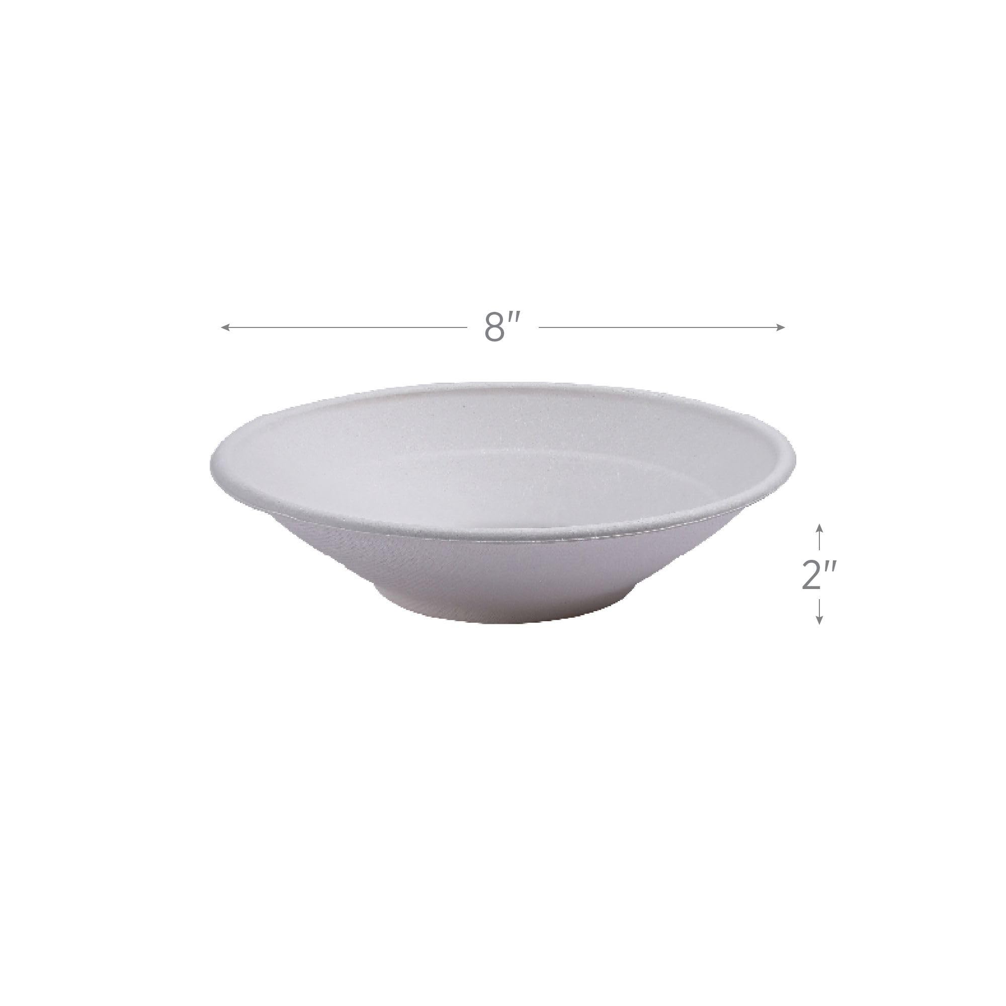 Eco-Products Vanguard - Cuenco de fideos para caña de azúcar (renovable y compostable, 24 onzas), caja de 400 | EP-BL24NFA| BPI & ATSM compostable | Una alternativa más ecológica