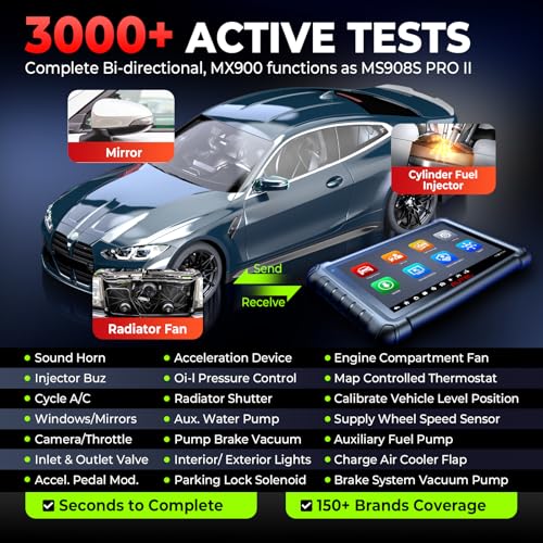 Autel Scanner MaxiPRO MP900-BT KIT, 2024 Newer Model of MP808BT Kit MP808BT PRO MP808S, Bidirectiona