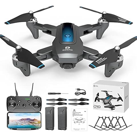 DEERC D10 Drone Plegable con Cámara 2K y Control de Gestos Cover