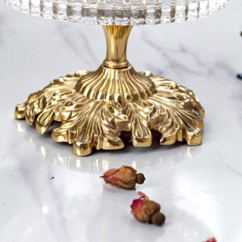 Ditudo Glass Storage Jars With Lid Bottom Decorative Snacks Dried Fruit Candy Jar Living Room Decoration Home Decor Ornaments #TOP7