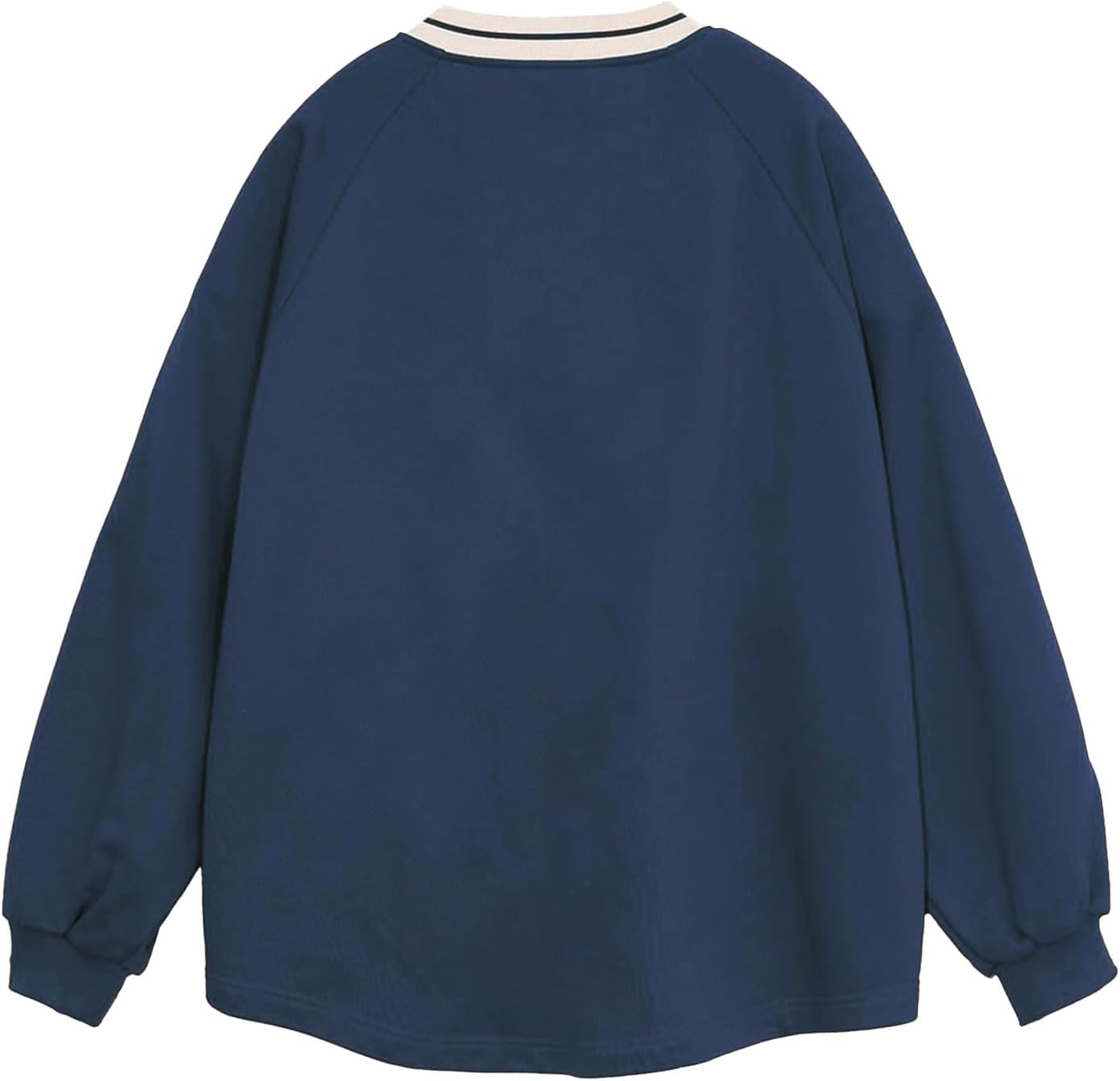 Aelfric Eden Oversized Crewneck Sweatshirts for Men Red Vintage Graphic Pullover Loose Fit Streetwear Long Sleeve Top - Image 2