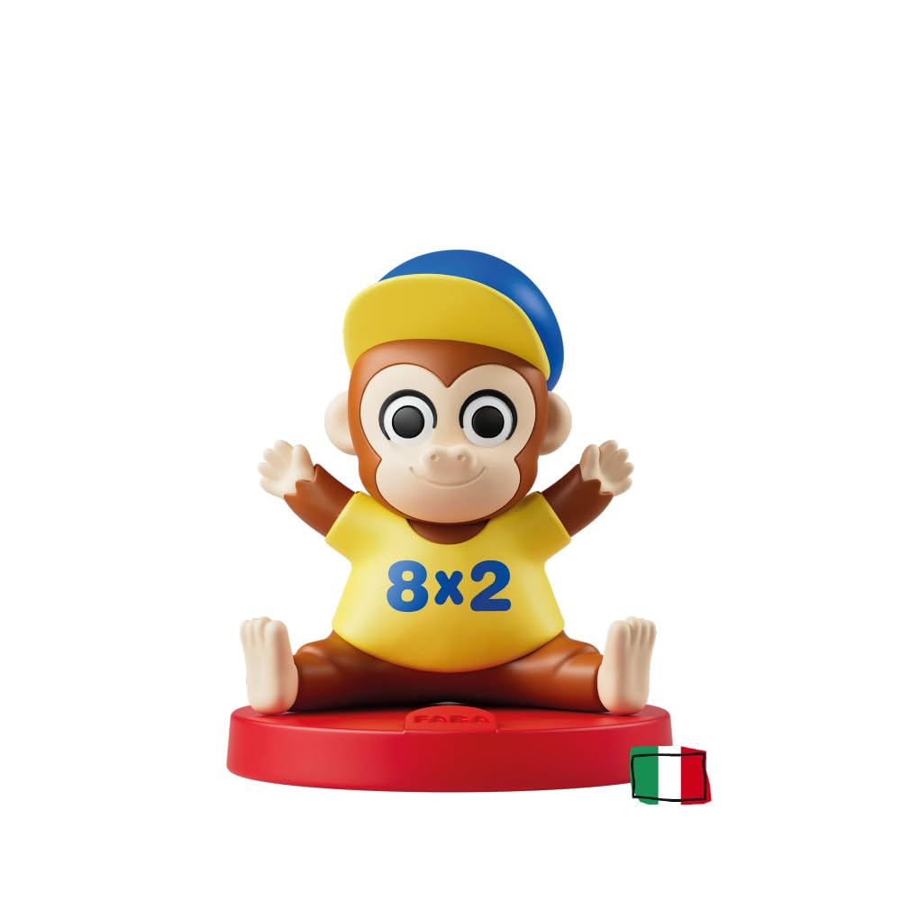 FABA Personaggio Sonoro – Divertiamoci con le tabelline – Musiche, canzoni e suoni per bambini e bambine 5-10 anni - Ascoltabile Raccontastorie, gioco educativo versione italiana