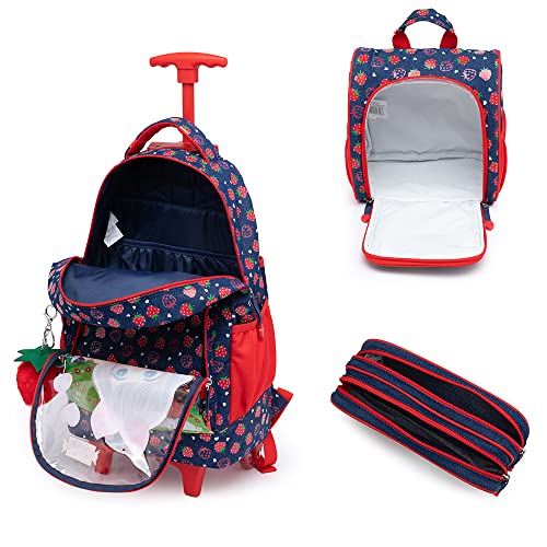 Kit Mochila Infantil Escolar + Estojo + Lancheira Feminina Masculino Reforçada Impermeável Viagem