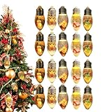 Generisch Weihnachtsbaum Lichterkette Innenbereich Batteriebetrieben Design, Kugel Lichterkette, Vintage Deko Für Weihnachtsfest Fenster Garten Dekoration