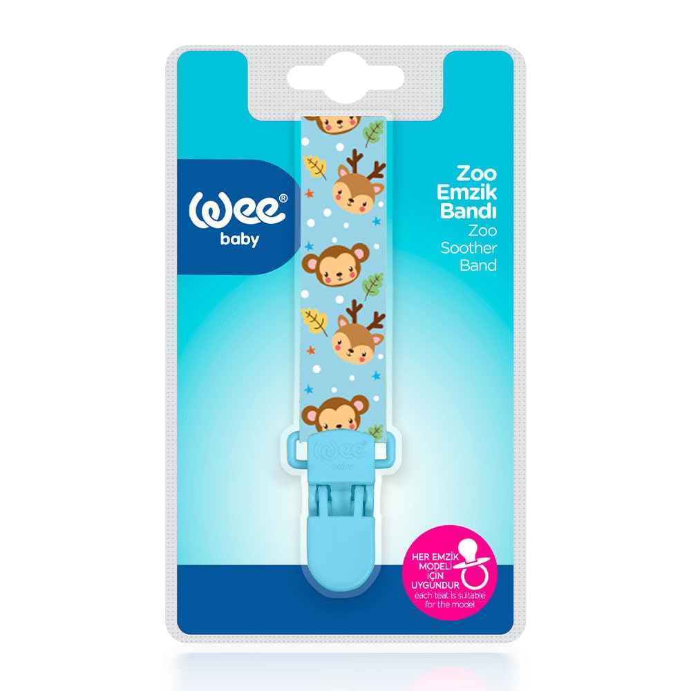 Wee Baby Zoo Emzik Bandı - MAVİ