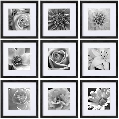 eletecpro 12x12 Picture Frames Set of 9 Cover