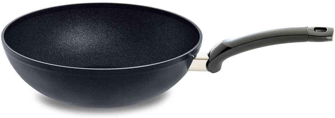 adamant Aluminum Frypan (11โ) Wok-Pan, coated, non-stick, scratch-resistant - induction, black (157-805-28-100/0)