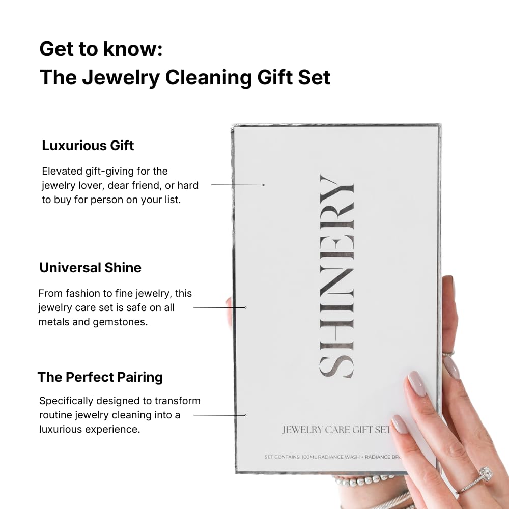 Shinery RWBDuo Productos de Limpieza y Cuidado de Joyas, sintético, Blanco, 2