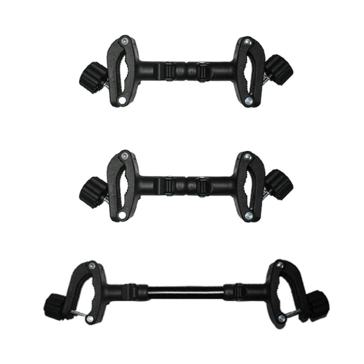 Tofficu Conector para Cochecito Gemelar de 3 Piezas Ligero y Resistente, Hecho de Hierro y Plástico, Adecuado para Uso al Aire Libre Cochecitos Dobles