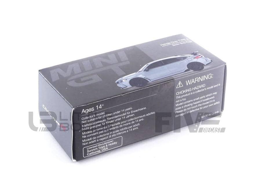 MiniGT ホンダ シビック グレー 1/64 ミニカー 台湾限定モデル MiniGT ホンダ シビック グレー 1/64 ミニカー 台湾限定モデル