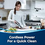 Bissell Hand Vacuum - AeroSlim Cordless Hand Vacuum - USB Chargeable with 2-in-1 Crevice and Dusting Tool - Washable Filter, Titanium, 2986D