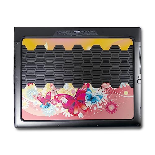 Image of MightySkins Skin Compatible with Alienware M18 R1 (2023) Full Wrap Kit - Floral Butterfly | Protective, Durable, and Unique Vinyl Decal wrap Cover | Easy to Apply & Change Styles | Made in The USA