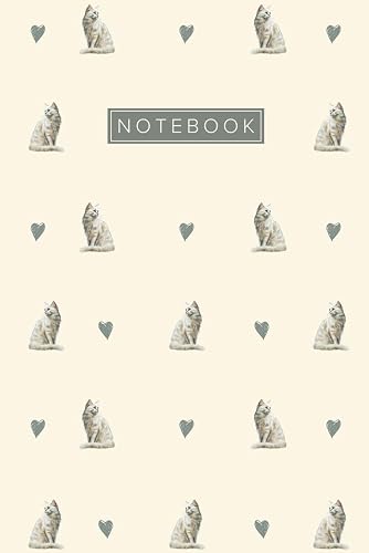 Turkish Angora Cat Notebook: Cute Aesthetic Lined Journal for Turkish