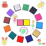 【Desarrolle la imaginación de su hijo】La almohadilla de tinta colorida permite a los niños dibujar varios patrones con sus dedos, ayudándoles a explorar su creatividad y habilidades motoras finas para divertirse