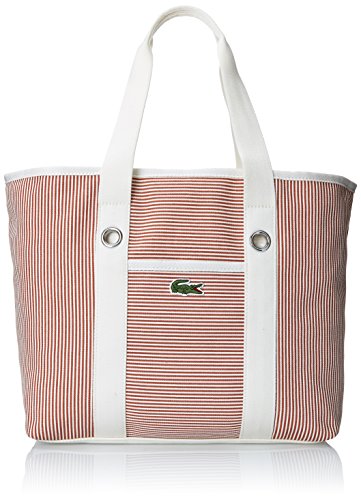 Lacoste Women's Summer Fantaisie Medium Shopping Bag, Autumn Glaze White, One Size #TOP10