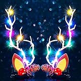 Der blinkende Weihnachts-Kopfschmuck ist ein ideales Geschenk für Ihre Familienmitglieder, Freunde, Kinder oder einfach nur für sich selbst.