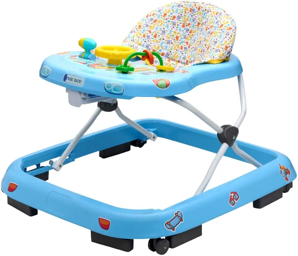 Andador Infantil Musical Para Bebê Quick Maxi Baby (Azul)