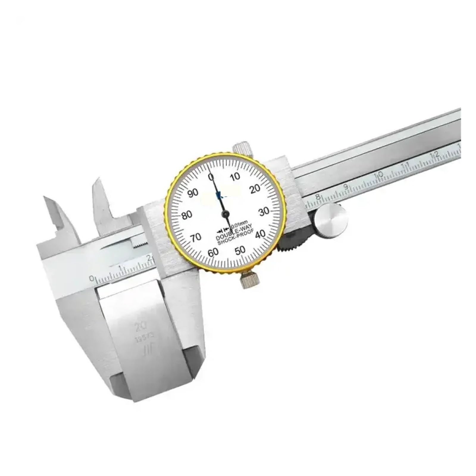 Messschieber 0-150 mm/0-6 Zoll 0,02 mm for Messwerkzeuge Messschieber mit Metallgehäuse Messschieber mit Uhr Messwerkzeuge