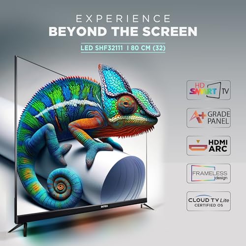 Image of Intex 80 cm (32 Inch) HD Ready Smart Cloud TV with Android 9.0 | A+ Grade Panel | Frameless Design | SHF32111