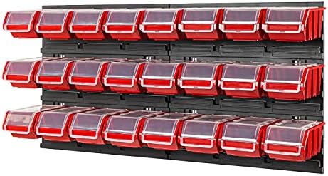 Sistema de Almacenamiento, Cajas Apilables Con Tapa, Estantería d...