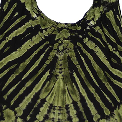 Image of TIE DYE Bohemian Hipster Hobo Boho Hippie Crossbody Bag Purse Black Tone 39 inch