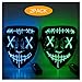 Halloween Scary Mask LED Mask LED Purge Mask [2PACK] LED Light Up Mask EL Wire Light Up for Festival Cosplay Halloween Costume Halloween Festival Party.