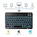 Coastacloud 7 Colors Backlit Bluetooth Keyboard for iPhone/Ipad Air/Ipad Mini/Ipad Pro, Wireless Keyboard for Samsung Galaxy Smartphone/Tab/Tablet, Easy Connected with iOS/Android/Windows