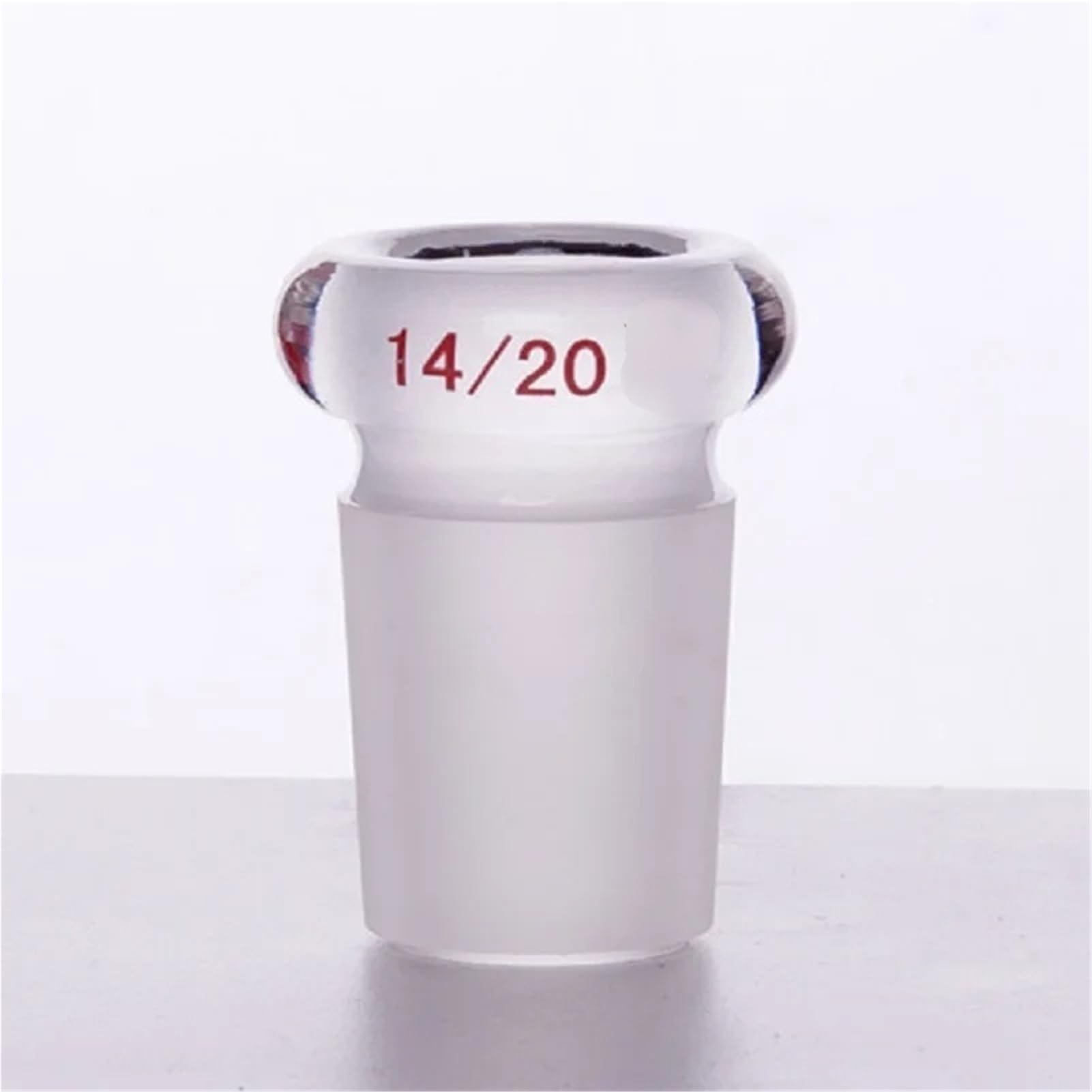 Junta esmerilada estándar ahorradora de espacio, hembra 10/18, macho 14/20, ADAPTADOR, CASQUILLO, vidrio de borosilicato,
