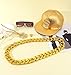 MOZAKA 80s 90s Hip Hop Costumes Outfit for Men Golden Chain Money Chain Dollar Sign Baseball Cap Punk Sunglasses Rapper Accessories.