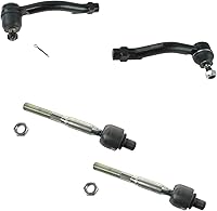 Vista 195 de TRQ - Juego de barras de acoplamiento delanteras interiores y exteriores