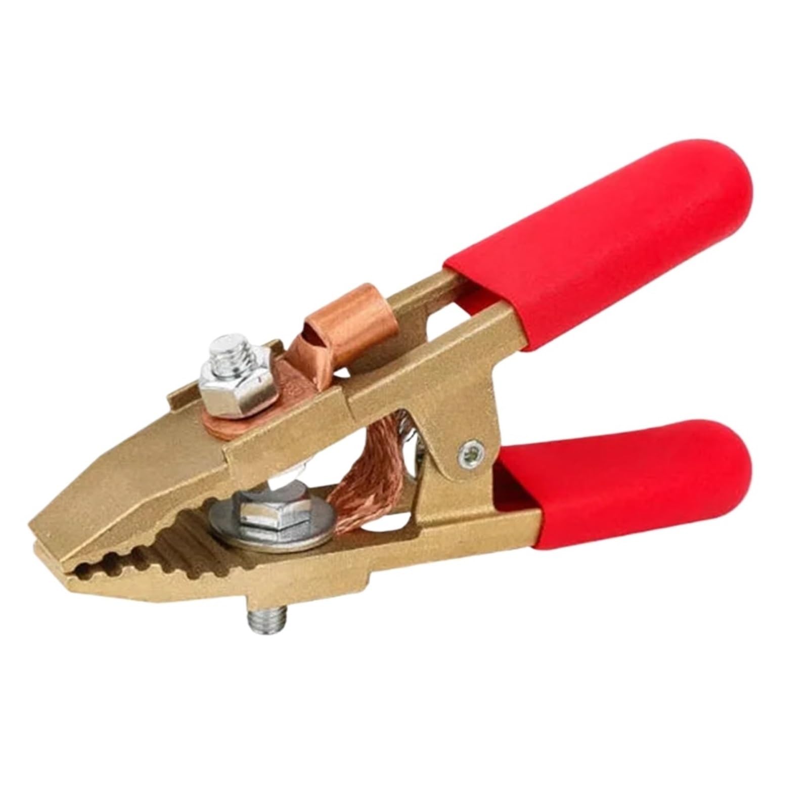 Welding Earth clamp Copper Welding Ground Clamp Spring Loaded Insulated Handle Multiple Sizes(B 800A)
