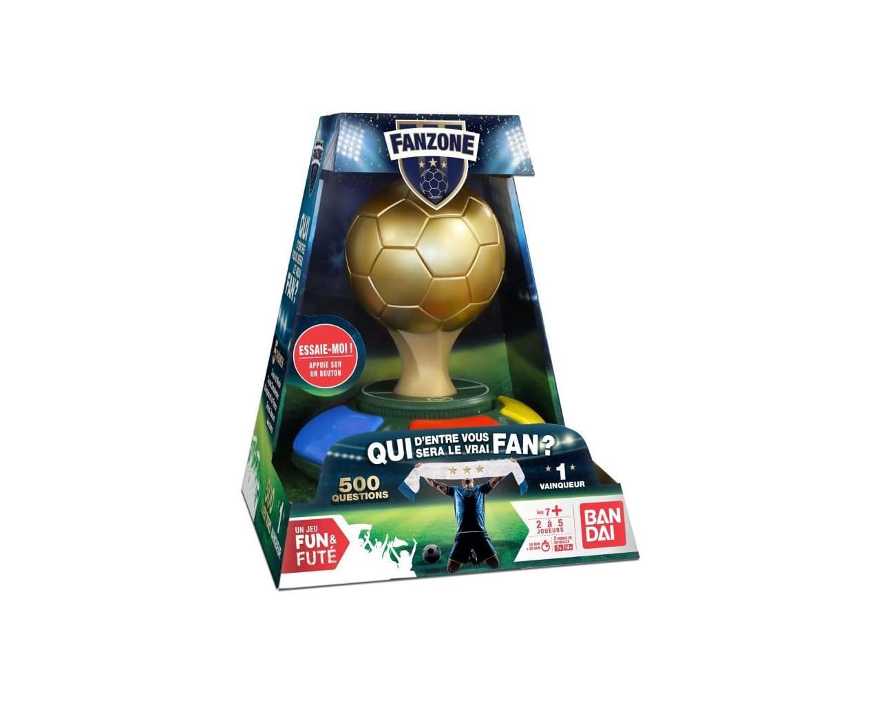 BANDAI - Jeu FanZone - Quiz Foot interactif en français